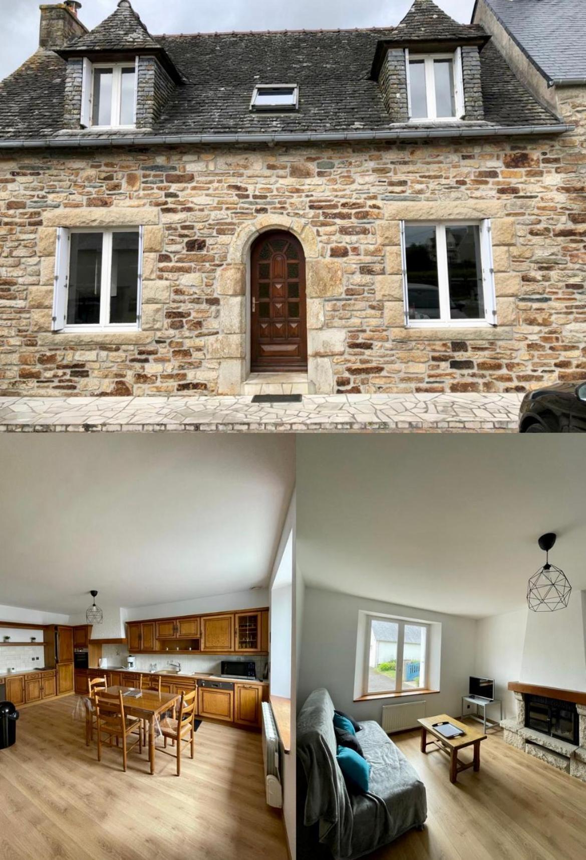 Charmante Maison En Pierre Морле Экстерьер фото